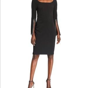 Split Sleeve Calvin Klein sheath dress